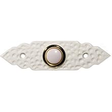 Morris Products 78252 Decorative Pushbuttons White, White, Lit