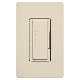 Lutron MA-T51MN-LA, Multi Location 600 Watt Incand Magnetic Low-Volt Light Dimmer, Light Almond