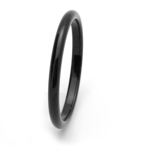 2MM Comfort Fit Tungsten Carbide Wedding Band Classic Ring For Men & Women (5 to 12) Cobalt Free