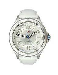 Tommy Hilfiger Womens 1781399 Analog Display Quartz White Watch