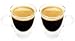GROSCHE Turin Double Wall Glass Espresso Cups WITH HANDLES - Insulated Glass Cappucino Mugs - Clear Mug - Double Walled Latte Cup - Espresso Mugs (2.35 fl oz - Set of 2)