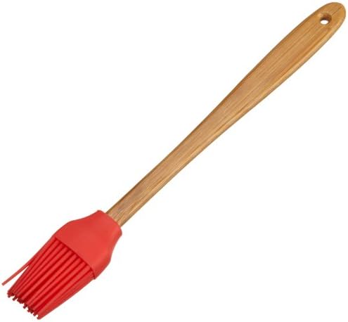 Casabella Silicone Mini Basting Brush, Red