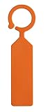 Mr-Label 多彩なプラスチック植物ラベル掛耐久園芸ラベル（100枚） (オレンジ黄)