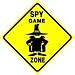SPY GAME ZONE hobby role play NEW sign
