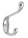 Liberty Hardware B42302Q-CHR-C5 3-Inch Heavy Duty Coat and Hat Hook, Polished Chrome
