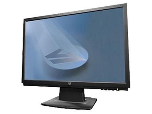 V7 R22W01 22 Zoll wide screen TFT Monitor silber-schwarz mit Lautsprechern (Kontrast 700:1, 5ms Reaktionszeit)