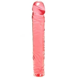 Doc Johnson Crystal Jellies 10 Inch Dildo Pink