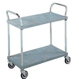 Steel-Reinforced Plasteel Utility Carts and Shelf Trucks