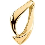 14K White Gold Chain Slide