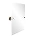 Allied Brass P1092-BBR Prestige Skyline Collection Frameless Rectangular Tilt Mirror with Beveled Edge, Brushed Bronze