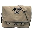 KHAKI "BIO-HAZARD" MESSENGER BAG Classic