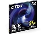 TDK BD-R25JC4EB BD-R 4x 25GB Blu-ray Disc Jewel Case