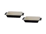 Staub �Z���~�b�N�~�j�f�B�b�V�����N�^���M�����[ 15�~11cm �u���b�N 2pcs 40509-458(1741523)