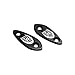 R&G Racing 09-12 Kawasaki ZX6R Mirror Block Off Plates (Black)