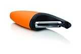 Microplane 48801 Straight Blade Peeler, Orange