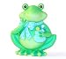 Hops & Kisses Frog Bank for Baby Boy Adorable Nursery Decor