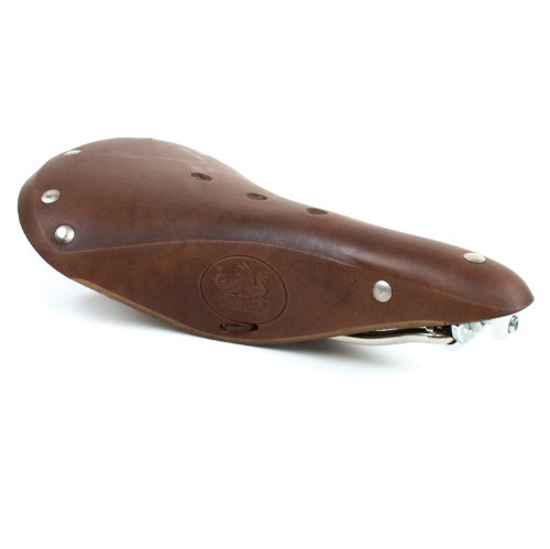 Cardiff Cornwall Leather Bicycle Saddle (Brown)