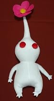 12" Nintendo PIKMIN 2 Plush Doll beanie White Flower