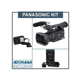 Panasonic AG-AC160A AVCCAM 1/3 HD Handheld Production Camcorder - Bundle - with Switronix Powerbase 70wh Battery Pack, and Switronix Power Tap Charger