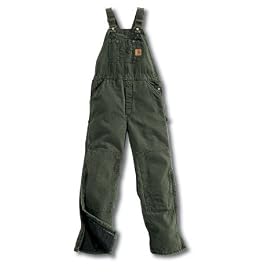<b>Carhartt R27 Sandstone Bib Overall - Quilt Lined</b>