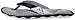adidas Performance Women's Anyanda Flex W Athletic Sandal,Black/White/Core Heather Grey,9 M US