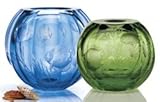 Moser Crystal Ocean Green Globe Vase