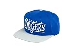 MLB Mens Brooklyn Dodgers Nineties Snapback Cap (Blue/Grey, Adjustable)