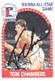 Tom Chambers, Houston Rockets, 1989 NBA Hoops NBA All Star Weekend Autographed Card