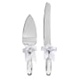 Wilton Flower Cake Knife and Server Set - Stainless Steel/ Acrylic