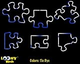 Puzzle Tie Dye Loony Bandz (12 Bands)