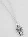 Silver Robot Pendant Chain Necklace