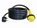 Parkpower By Marinco Rv Electrical Power Cordset (30 Amp, 125v, 30 Feet, Black)