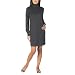Mossimo® Black: Turtleneck Sweater Dress - Heather Gray