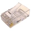 Cables Unlimited UTP-7010-99 Cat6 2-Piece RJ45 Connector for Solid Wire 100 Pack (Clear)
