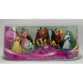 Disney Princess Beauty and The Beast 8 Figurine Set