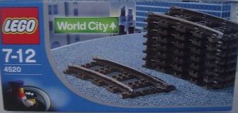 31q9rtsIuDL Lego Curved Train Track 4520