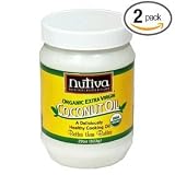 Nutiva Organic Coconut Oil, 29-Ounce Jars (Pack of 2)