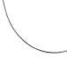 Karat Platinum 2mm Omega Chain Necklace, 18"