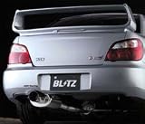 Blitz (68015) NUR Spec Touring Cat Back Stainless Steel Exhaust Systems - 70mm