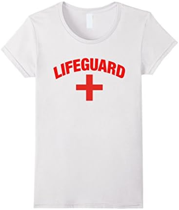Women's White Lifeguard Shirt - 1 Sided Lifeguard Tshirt Small White