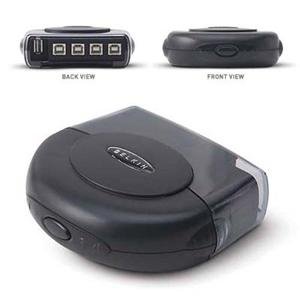 Belkin, 4-Port USB Switch (Catalog Category: USB Hubs & Converters / Hubs- USB)