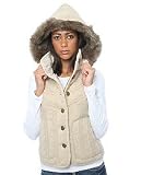 BB Dakota The Arden Hoooded Vest,Vests for Women