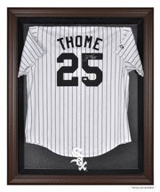 Mounted Memories Chicago White Sox Brown Framed Logo Jersey Case