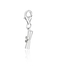 Sterling Silver Scrolled Diploma Charm