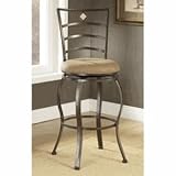 Hillsdale Marin Swivel Counter Stool - Brown Powder Coat