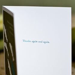 Thank You Card - "When I count my blessings, I count you twice."