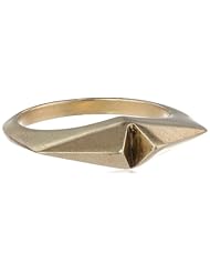 Sam Edelman Knife Edged Antique Worn Gold Colored Ring