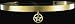 Pentagram Circlet (Head Piece ) High Priestess Crown