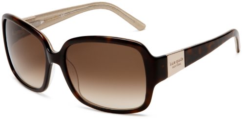 Kate Spade Women's Lulu/S 0JBY Rectangle Sunglasses,Tortoise Gold Frame/Brown Gradient Lens,One Size