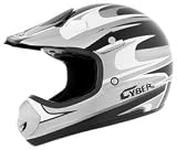 CYBER HELMETS UX-10 RUSH BLK/SIL/WHT MD 647742